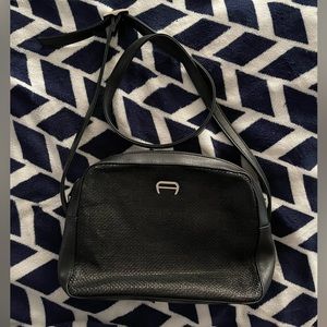 Etienne Aigner black crossbody bag